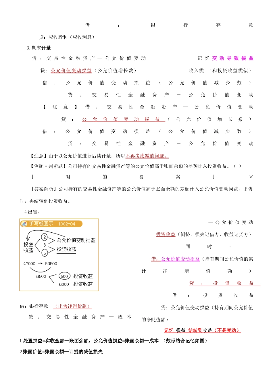 2023年江西会计从业考试重点讲义个人笔记_第2页