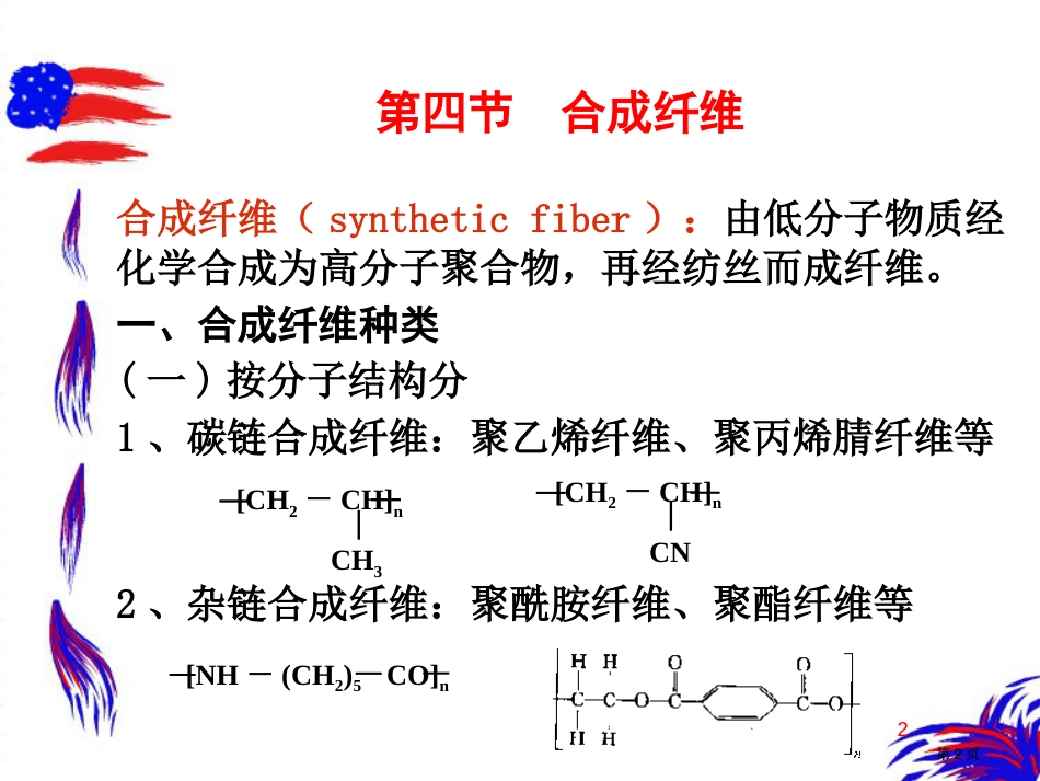 纺织材料学化学纤维公开课一等奖优质课大赛微课获奖课件_第2页