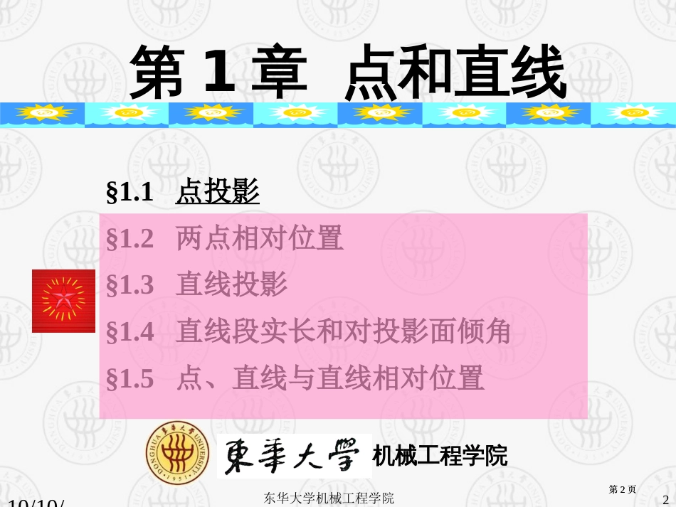 画法几何及工程制图点和直线东华大学第六版公开课一等奖优质课大赛微课获奖课件_第2页