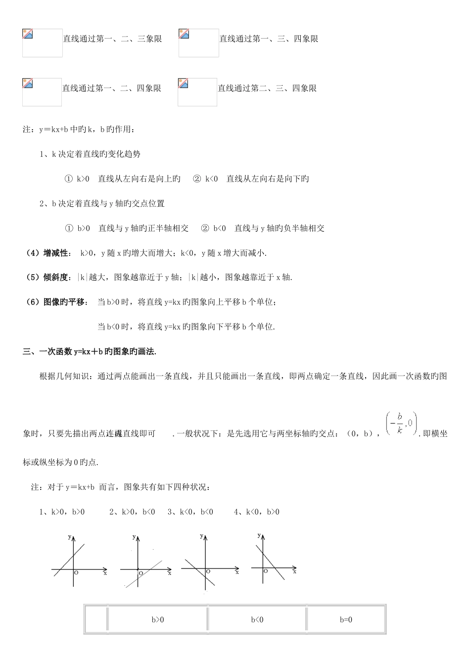 2023年新版初二数学函数知识点总结_第3页