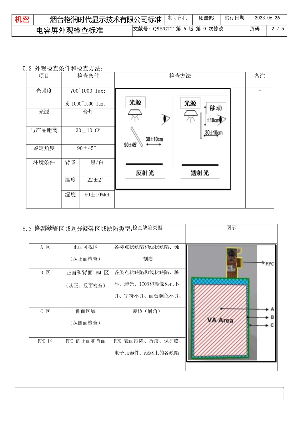 电容屏外观通用检验标准第六版_第3页