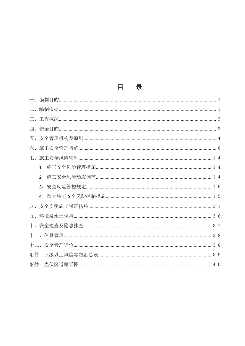 施工安全管理及风险控制方案(完)_第1页