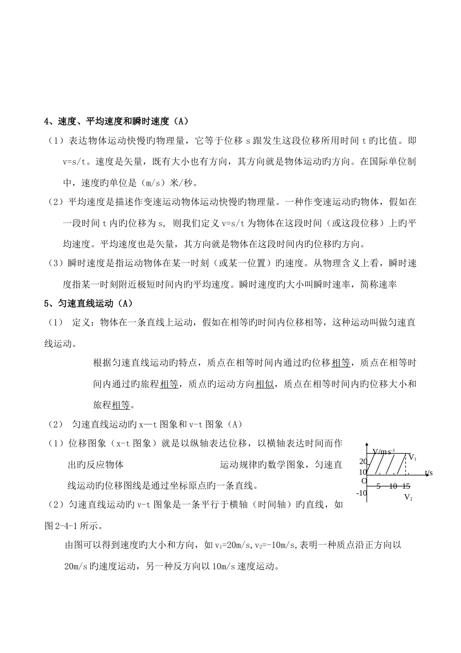 2023年人教版高一物理知识点总结_第2页