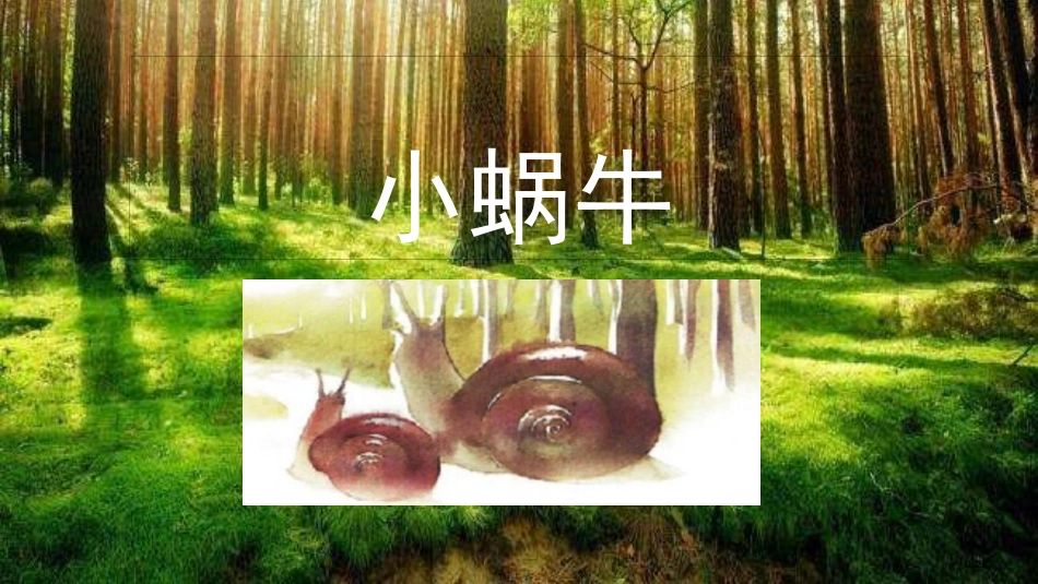 人教版-小蜗牛市名师优质课赛课一等奖市公开课获奖课件_第1页