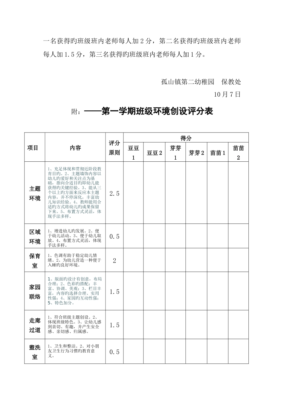 环境创设评比方案_第3页