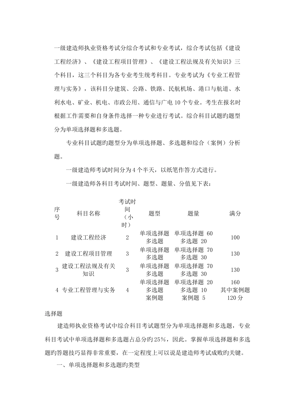2023年一级建造师考试试题_第1页