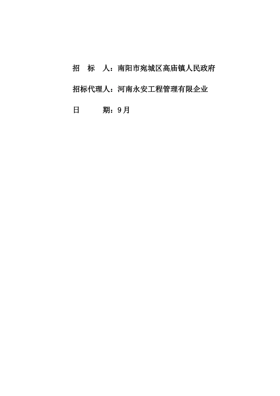 宛城区高庙镇高标准粮田基础设施提升工程项目_第2页