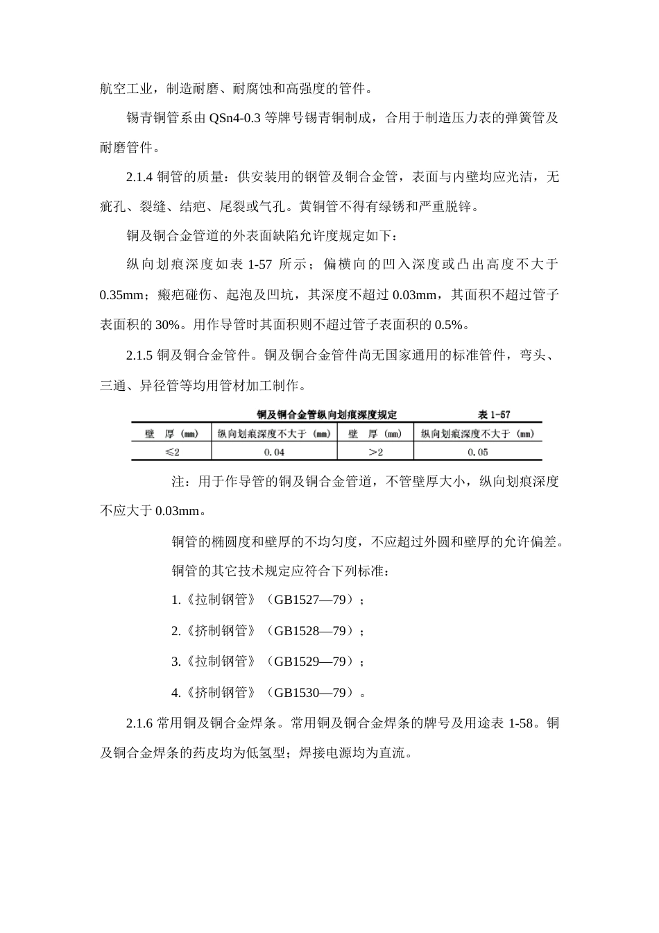 紫铜黄铜管道安装施工工艺标准紫铜黄铜管道_第2页