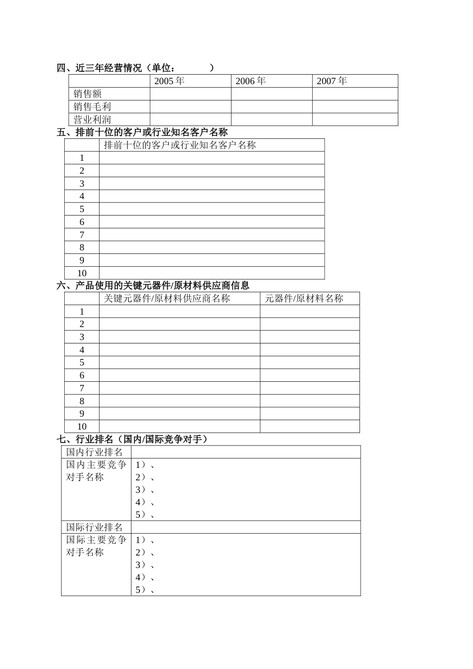 适用于物料原厂供应商问卷调查_第2页