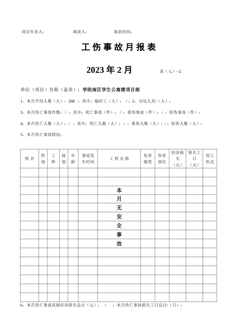 安全检查验收全套表格_第2页