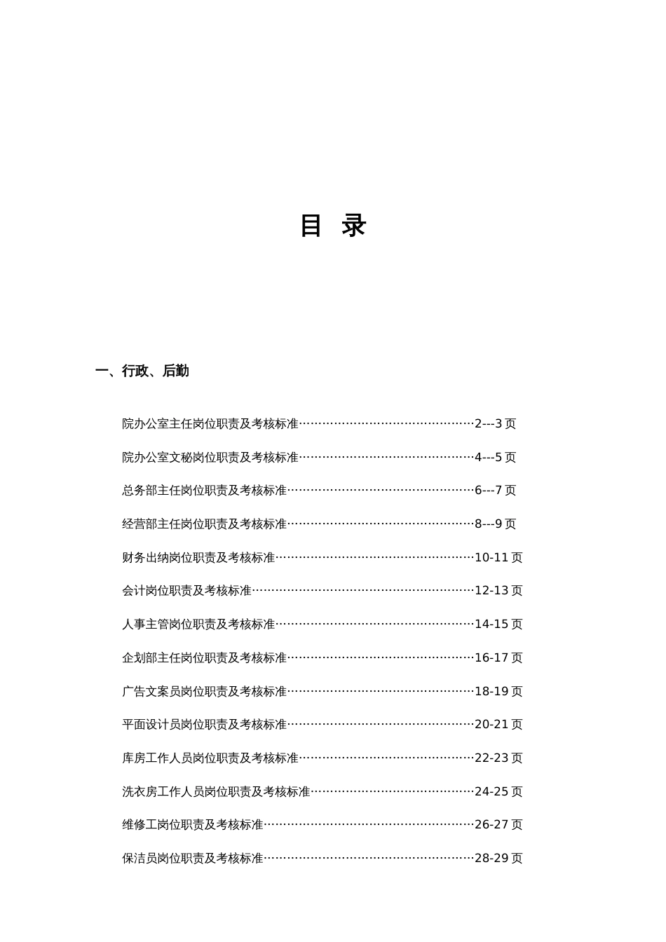 医院岗位职责及考核标准_第2页