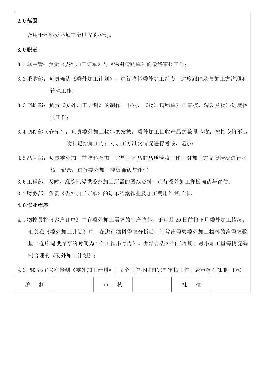 委外加工作业流程_第2页