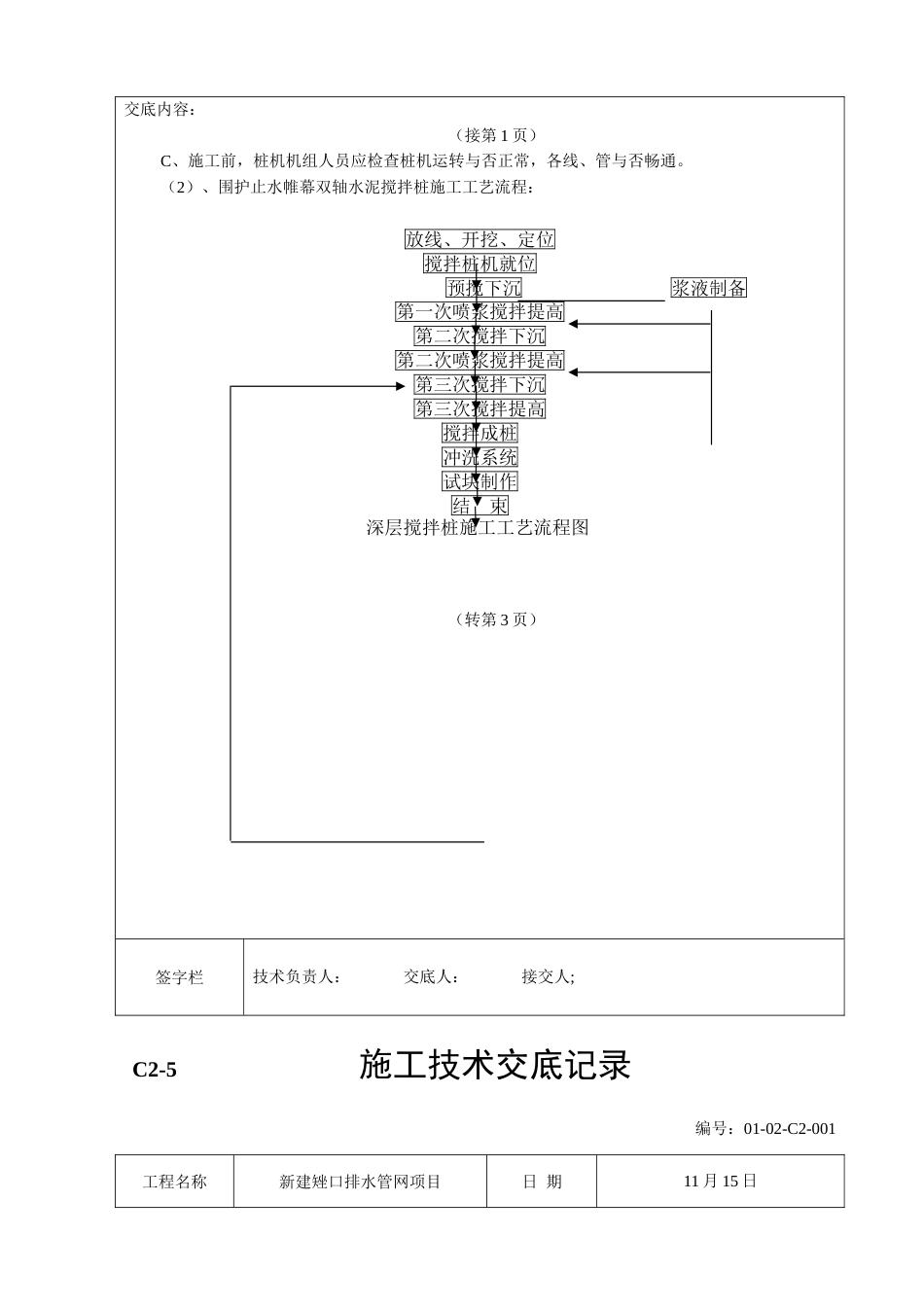 双轴水泥搅拌桩技术交底_第3页