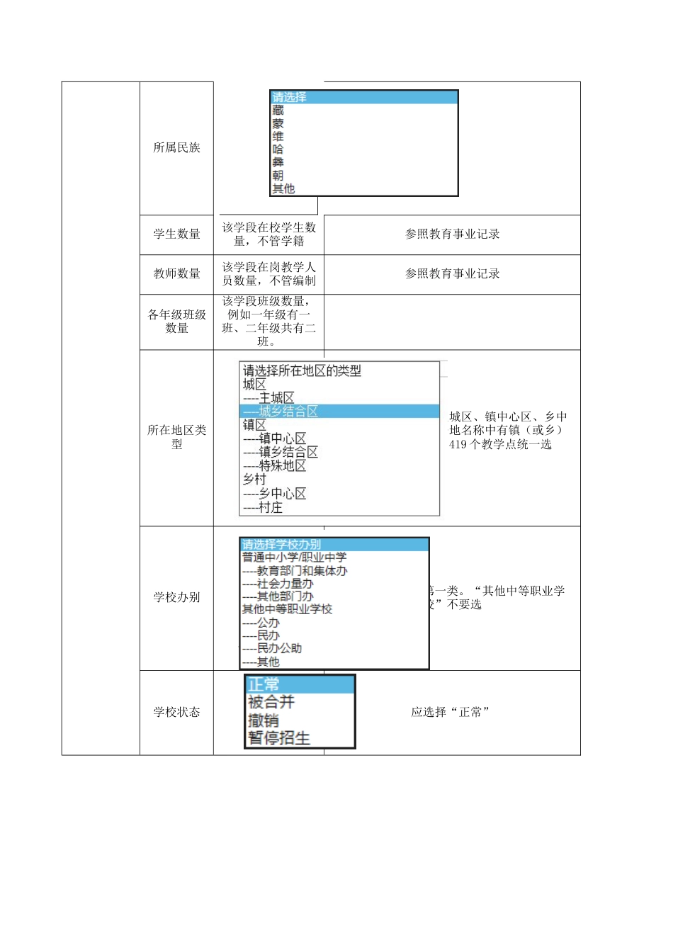 学校管理员填报指标薄弱学校选项薄弱校改造项目_第2页