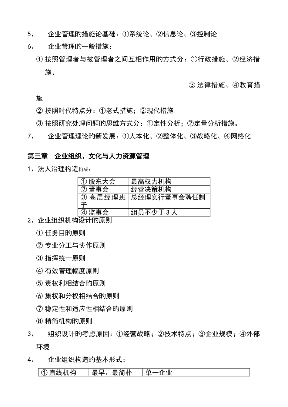 2023年企业管理概论自考复习资料_第3页