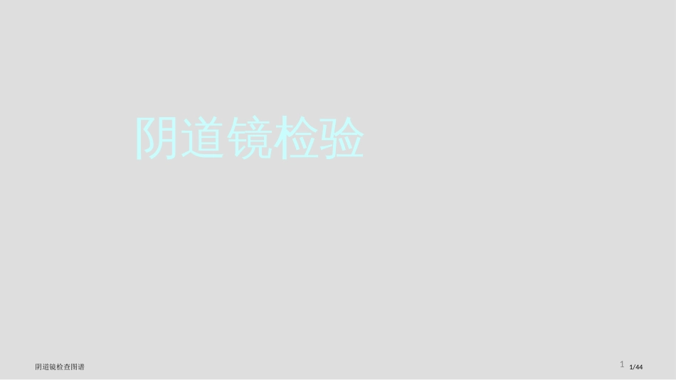 阴道镜检查图谱_第1页