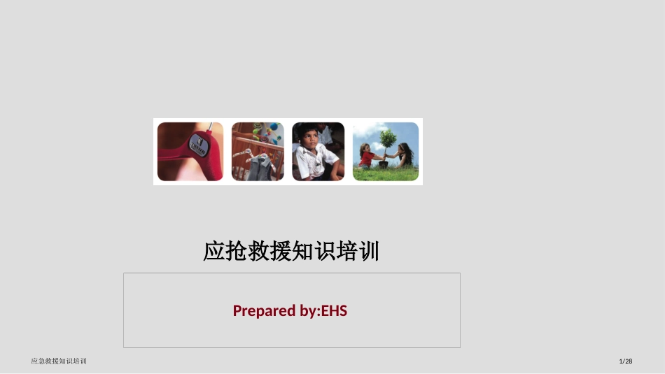 应急救援知识培训_第1页