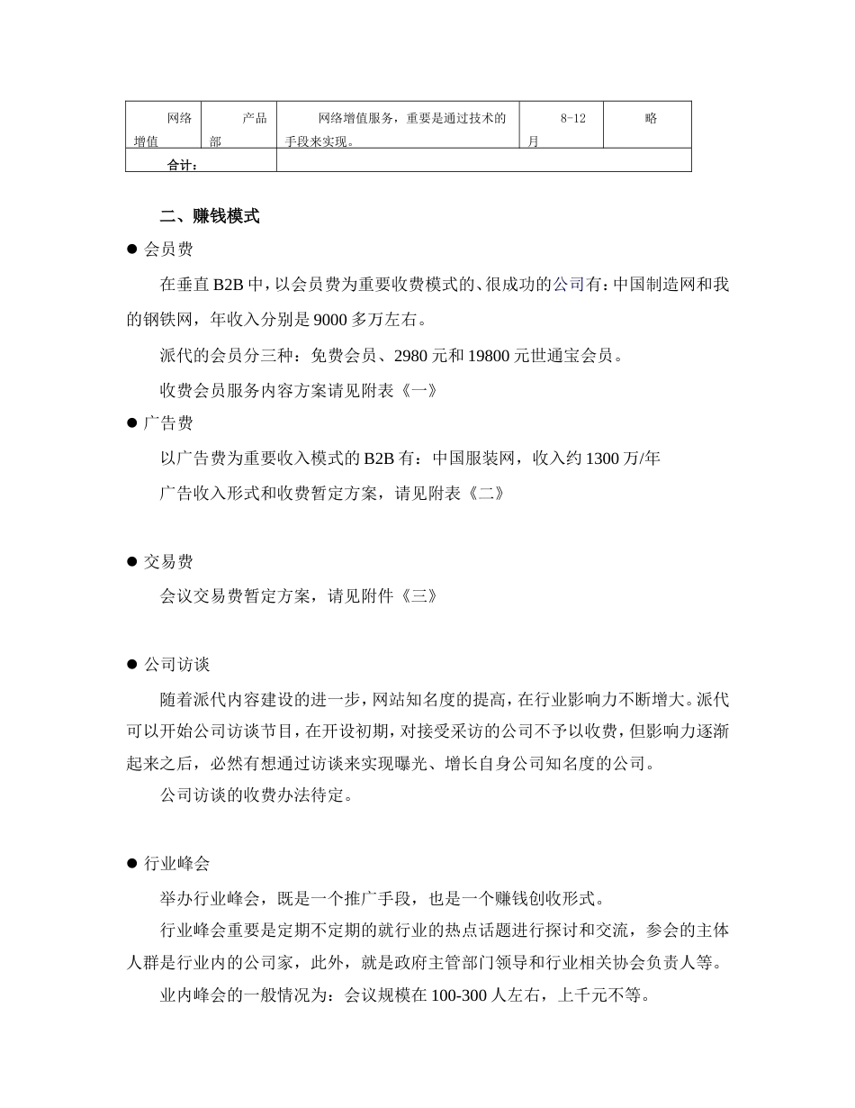 B2B网站运营营销计划书_第3页