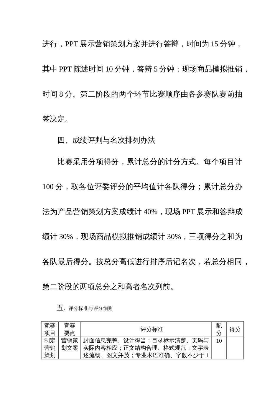 2023年营销策划及模拟销售竞赛规程_第3页