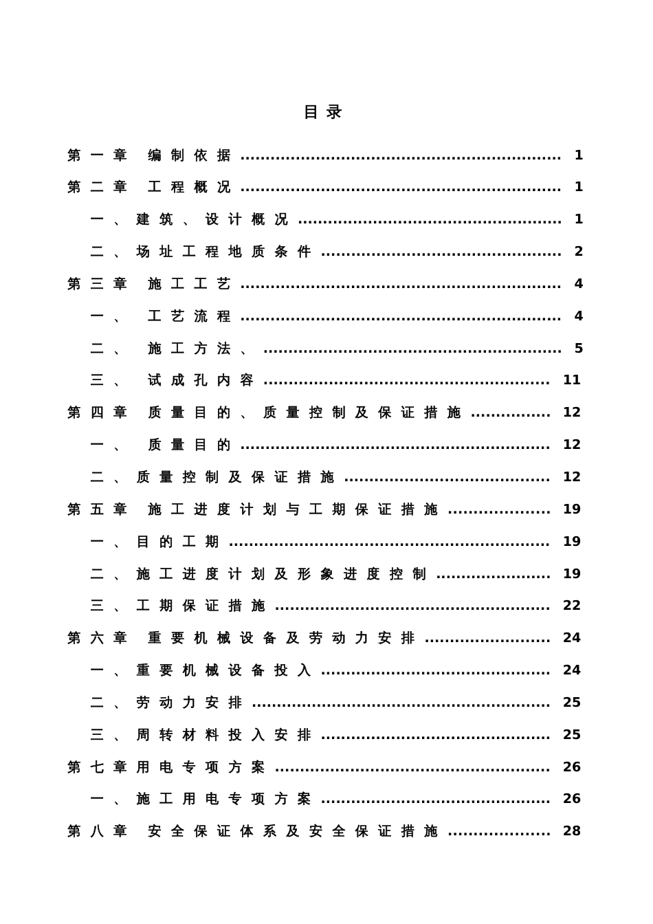 合江金田纸业旋挖桩施工方案厂前区最终方案_第1页