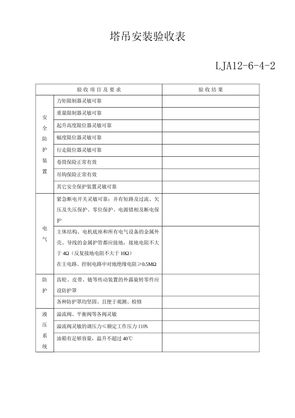 新版塔吊验收记录表_第3页