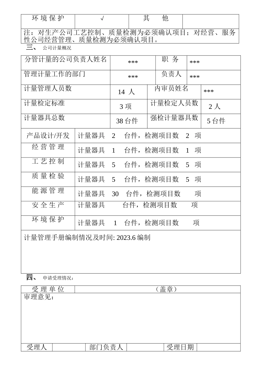 计量保证确认申请书_第3页