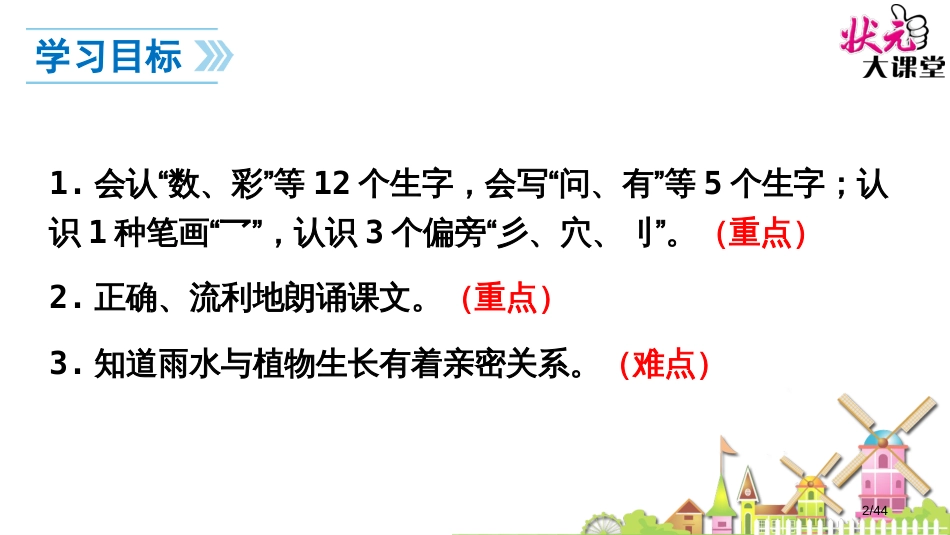 人教版8雨点儿示范课市名师优质课赛课一等奖市公开课获奖课件_第2页