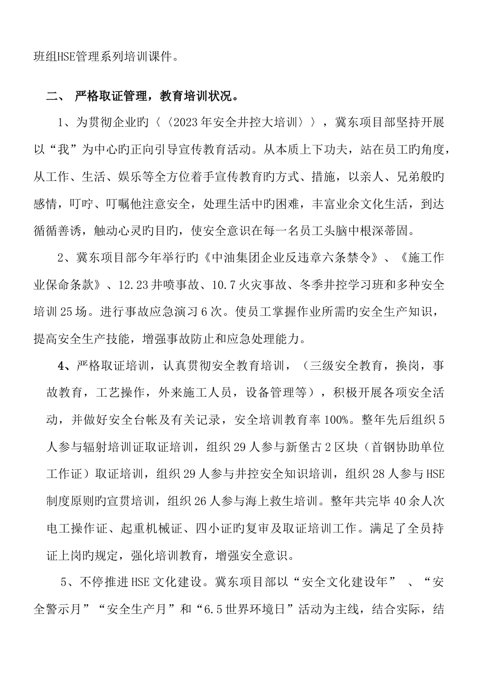 项目部安全环保工作年度总结_第3页
