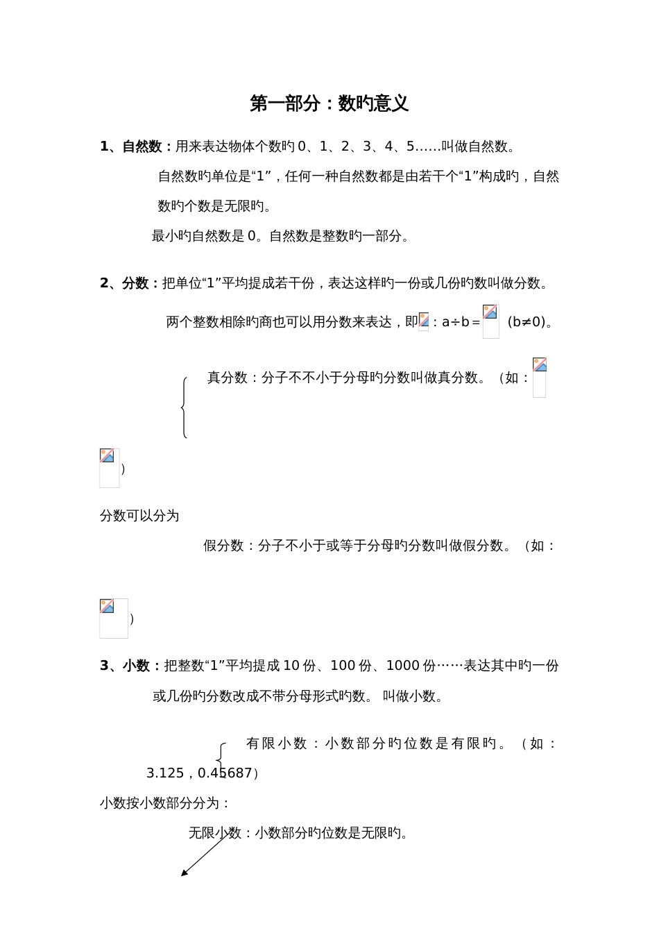2023年北师大六年级数学总复习知识点_第1页