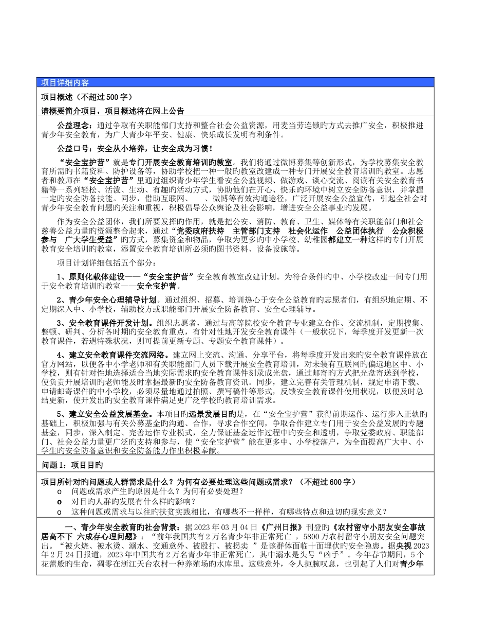 安全海豚会团队项目计划书_第2页
