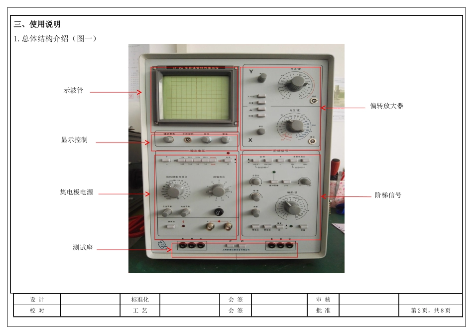 型半导体管特性图示仪操作规程_第2页