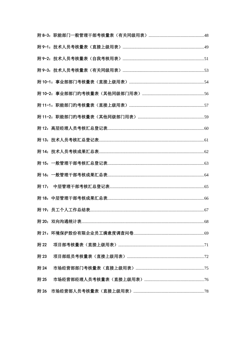 我国环保公司考核制度策划_第2页