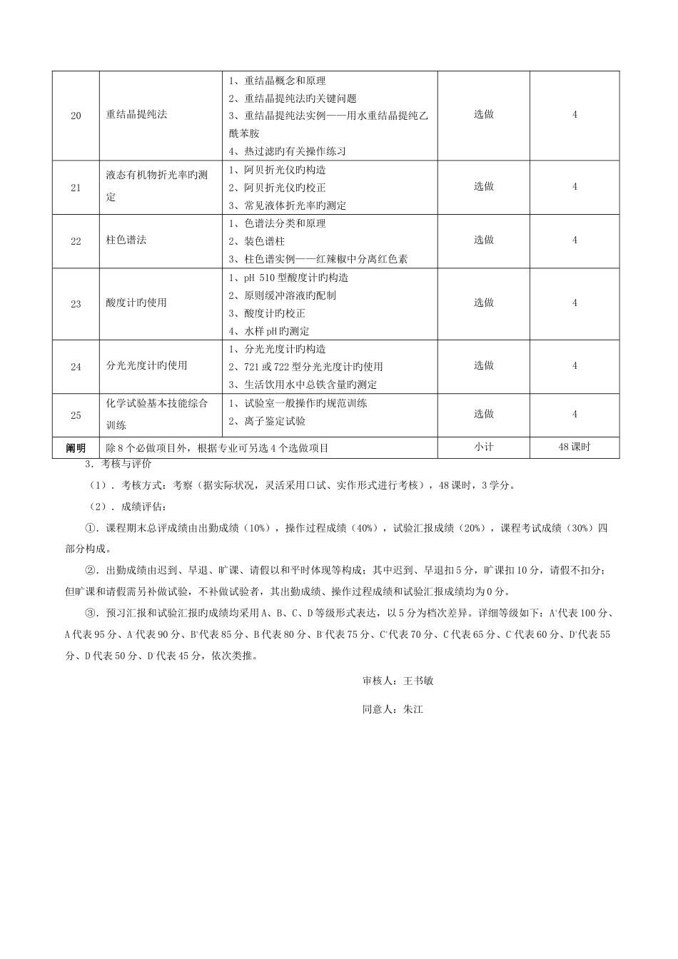 水污染控制工程大纲模板_第3页