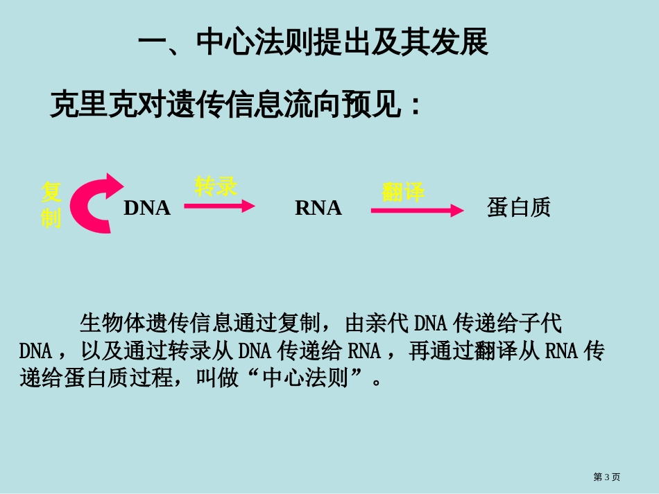 人教版教学新人教20原创基因对性状的控制公开课获奖课件_第3页