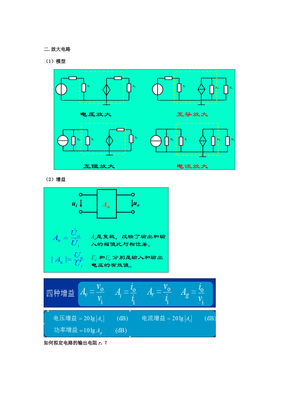 模电总结复习资料模拟电子技术基础第五版_第2页