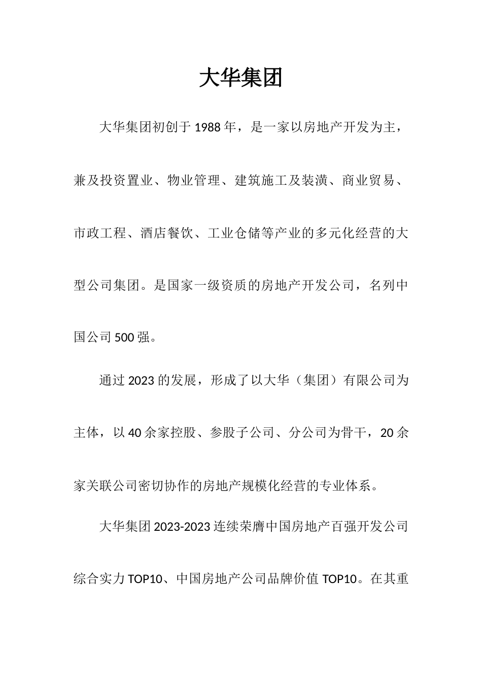 大华集团岗位职责_第1页