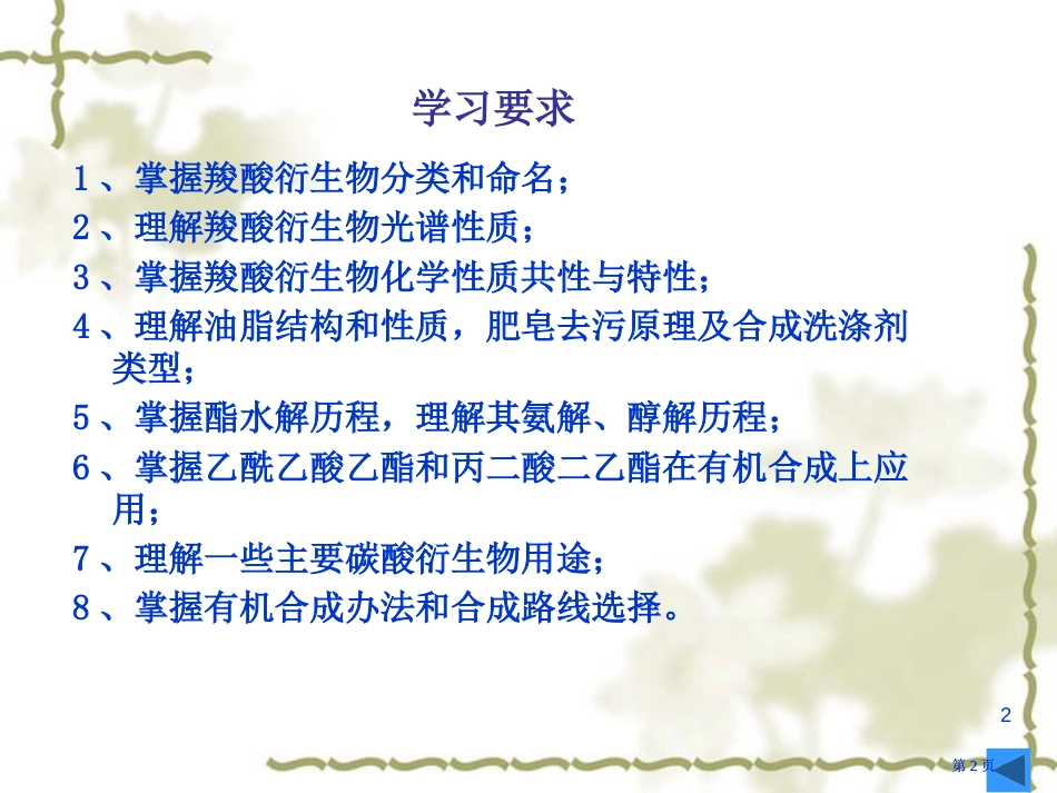 羧酸衍生物化合物的简介公开课一等奖优质课大赛微课获奖课件_第2页