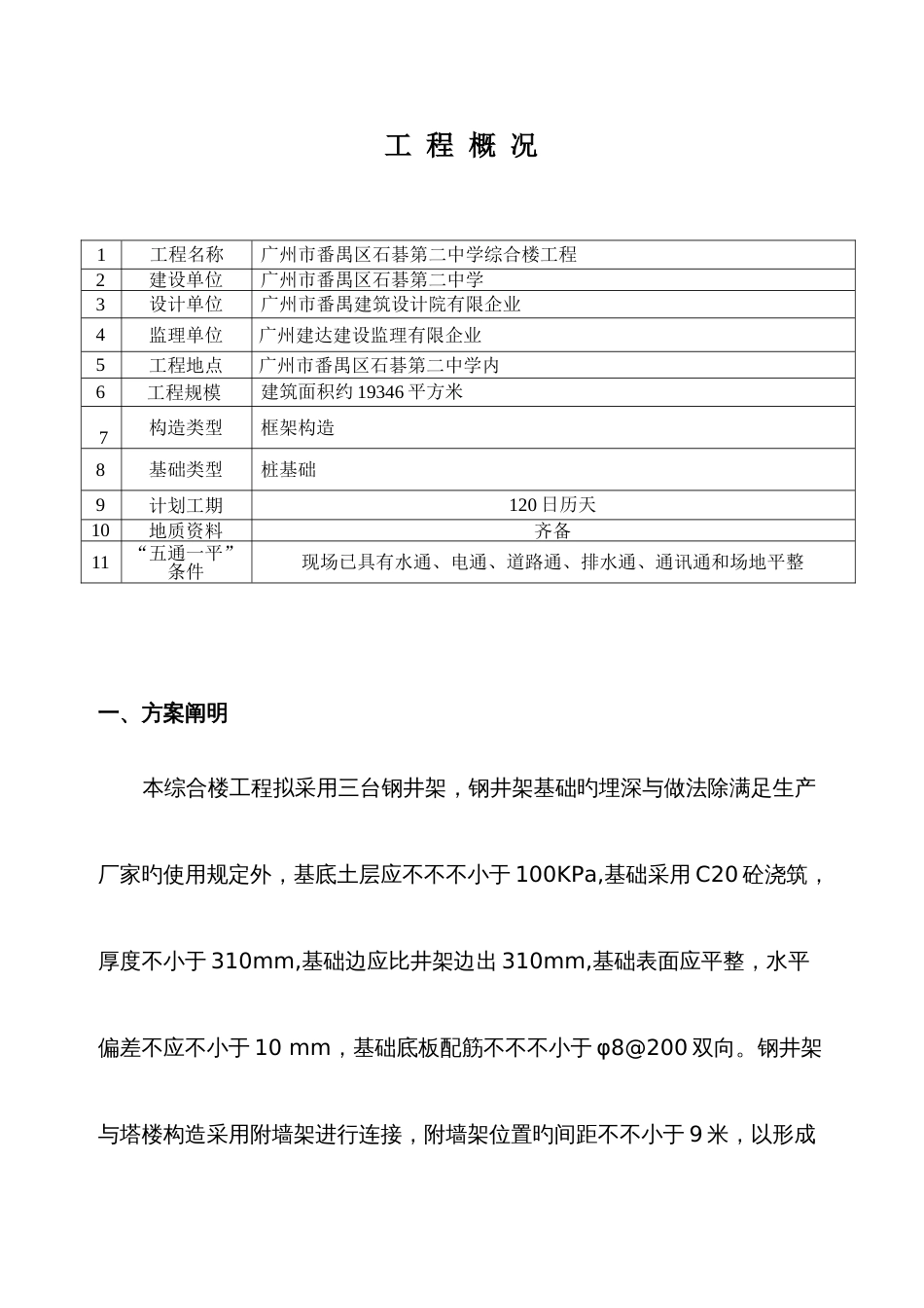 钢井架安装拆除施工方案_第1页