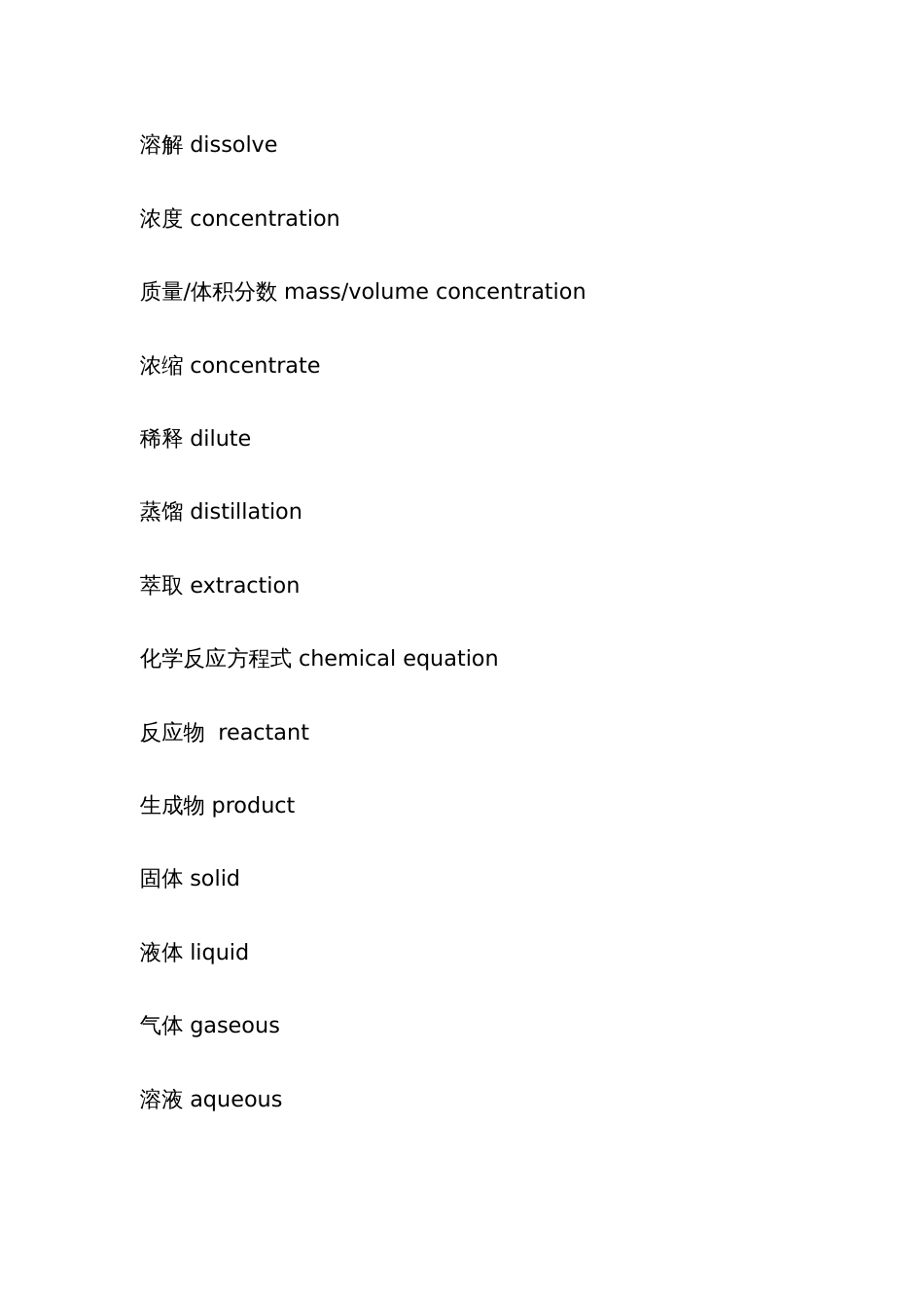 2022年普通化学术语中英文对照表题库_第3页