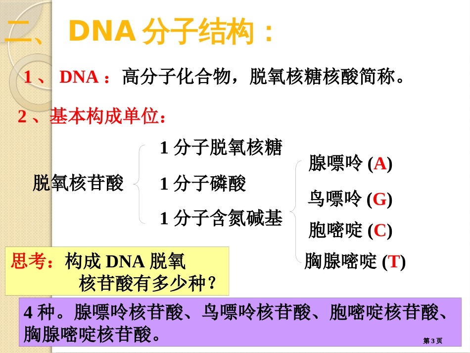 生物dna分子的结构和复制公开课一等奖优质课大赛微课获奖课件_第3页