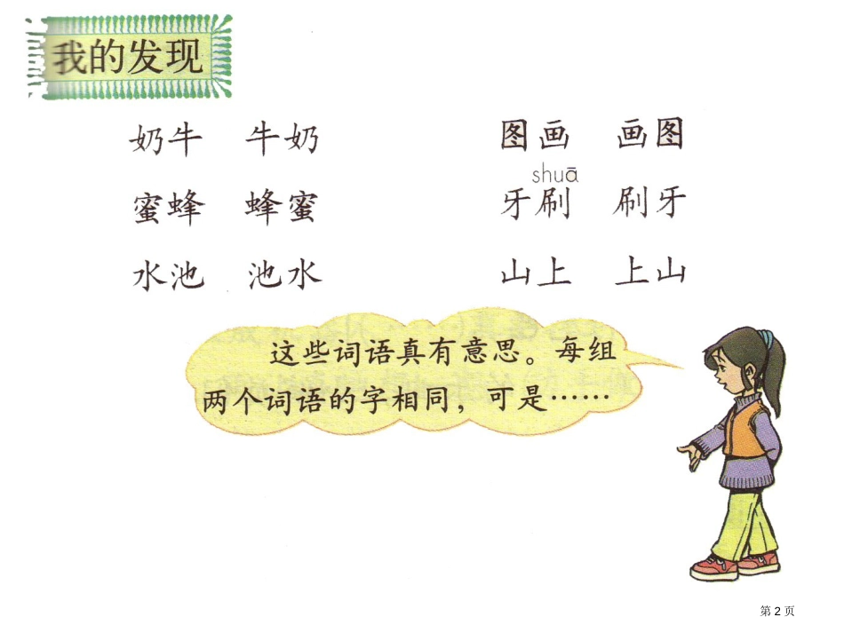 人教版二年级语文下册语文园地四PPT市公开课金奖市赛课一等奖课件_第2页