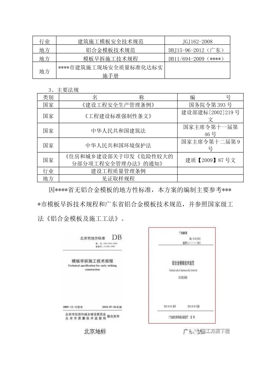 铝合金模板专项施工方案（文本）_第2页