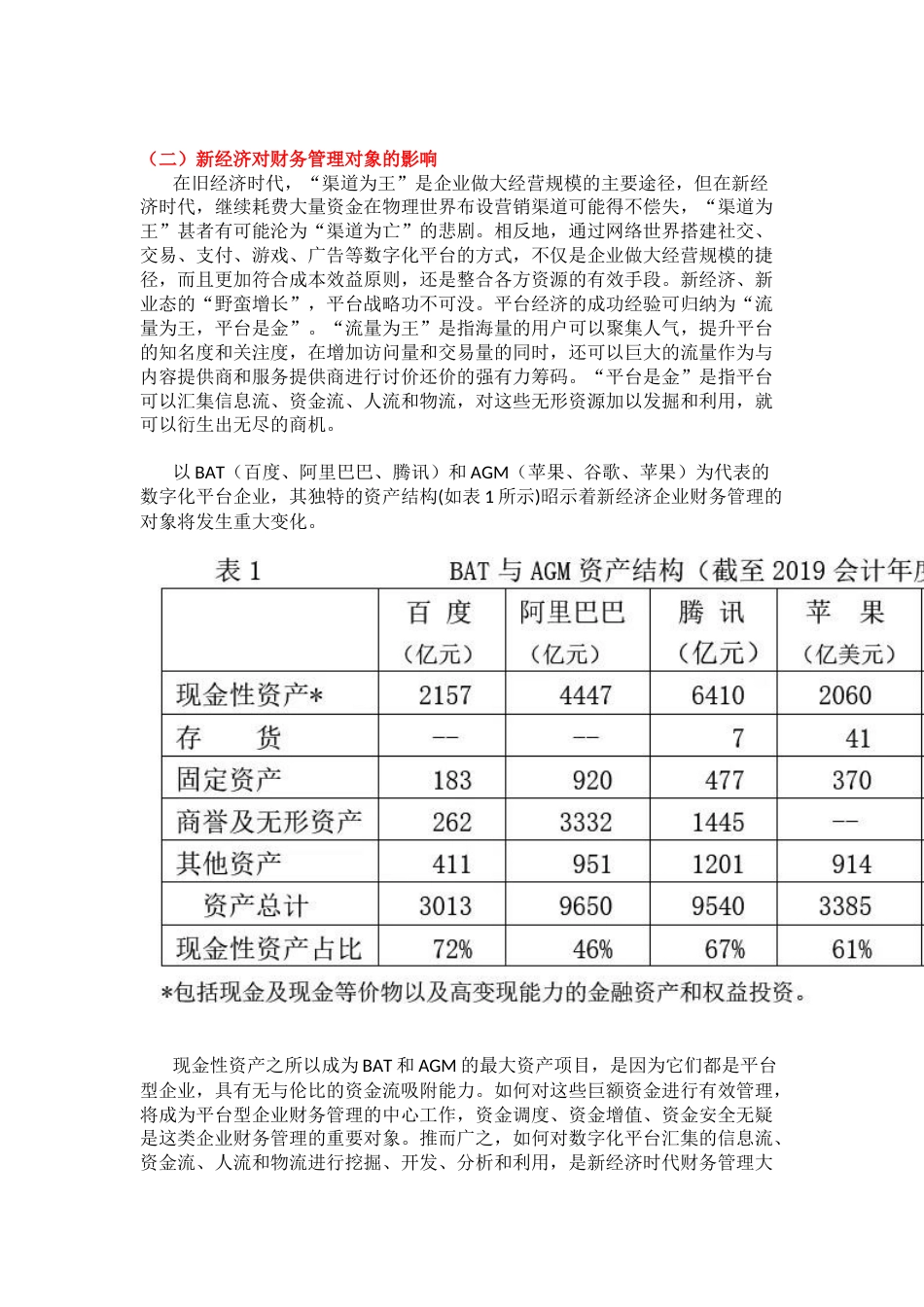 新经济对财务管理和管理会计的影响分析_第3页