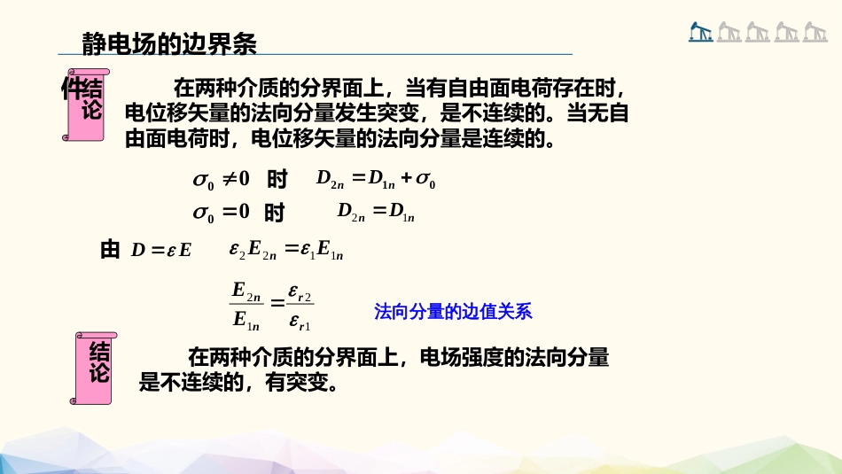 (52)--1.6.5 静电场的边界条件_第3页