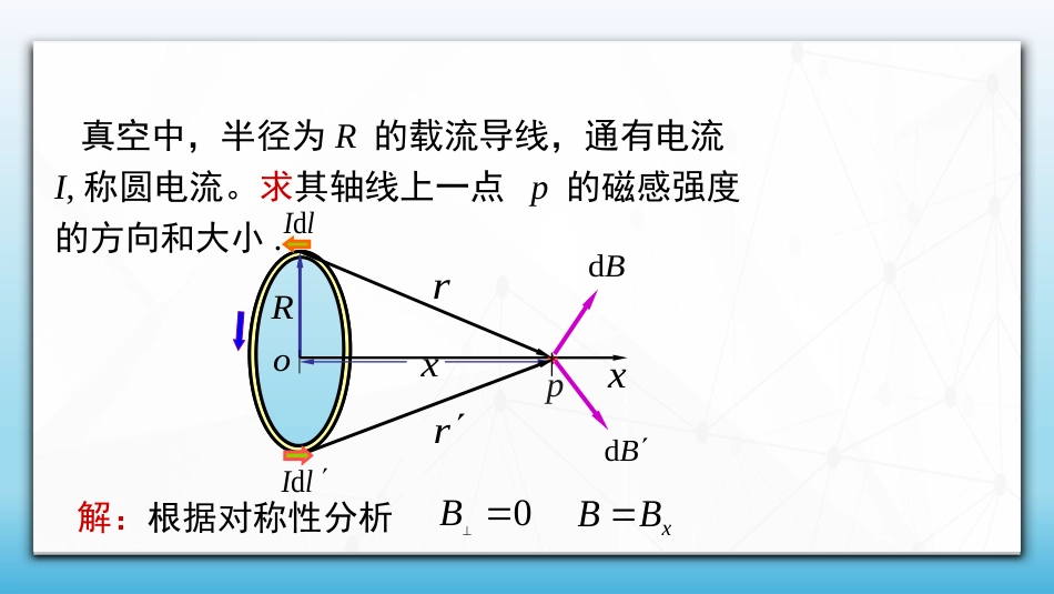 (64)--3.2.3毕奥-萨伐尔定律的应用2_第1页