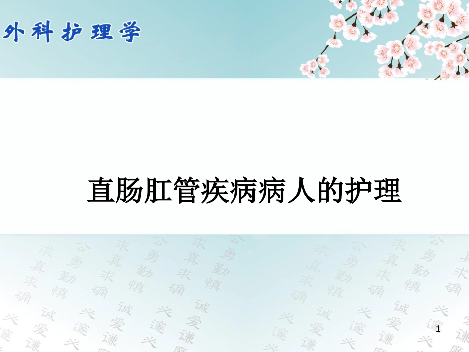 直肠和肛管疾病病人的护理[88页]_第1页