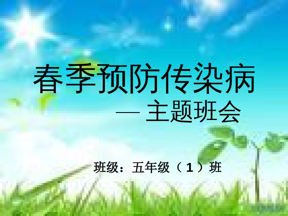 主题班会《预防传染病》[14页]_第2页