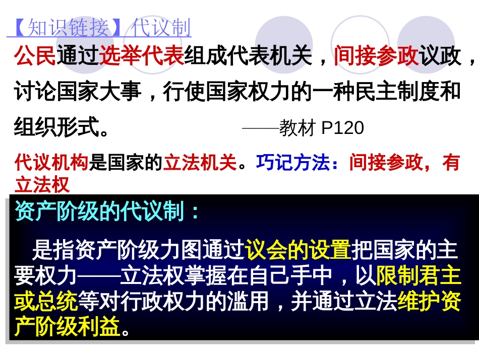 专题七《近代西方民主政治的确立与发展》课件必修1_第3页