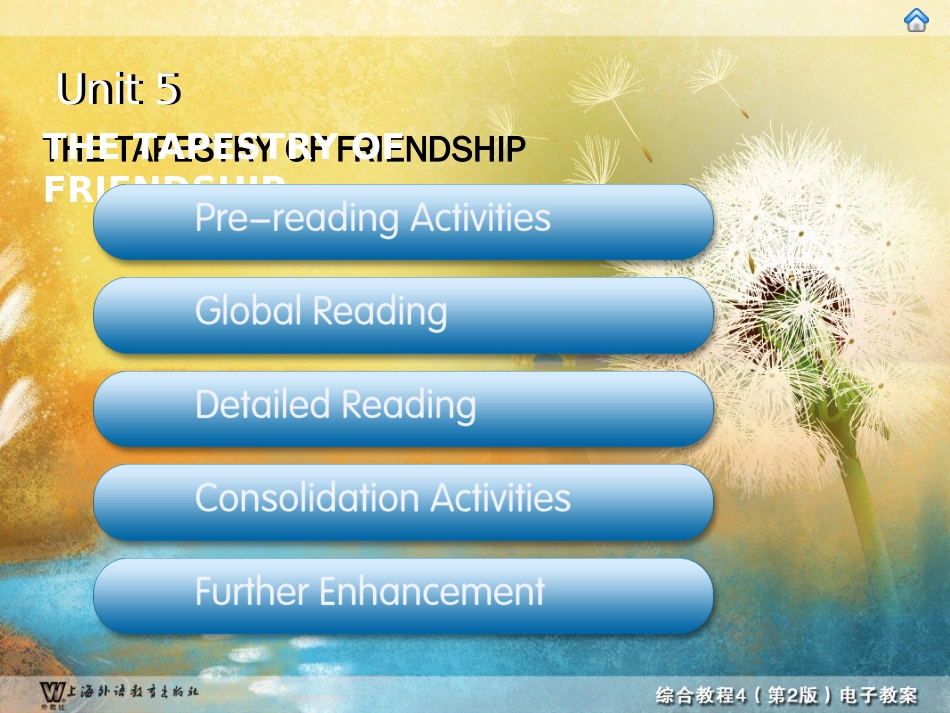 综合英语教程Unit5thetapestryoffriendship_第1页