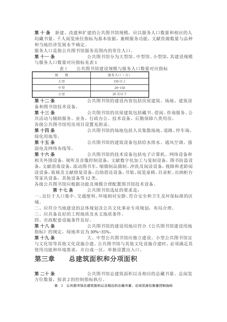 公共图书馆建设标准建标1082008_第2页